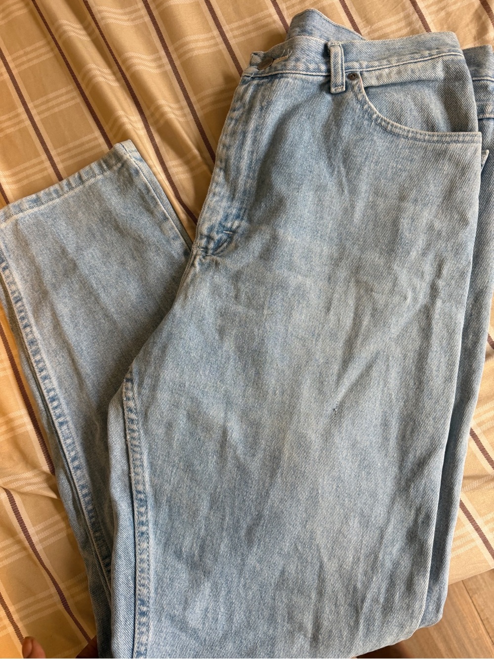 Relaxed Fit Light Blue Men's Denim Jeans